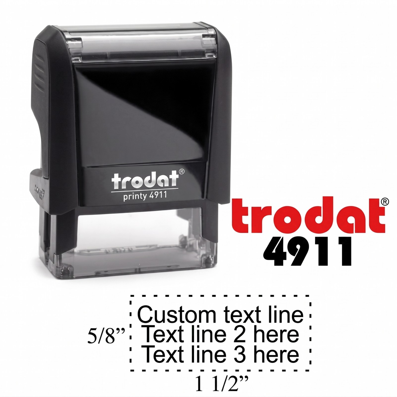 Square Rubber Stamp
