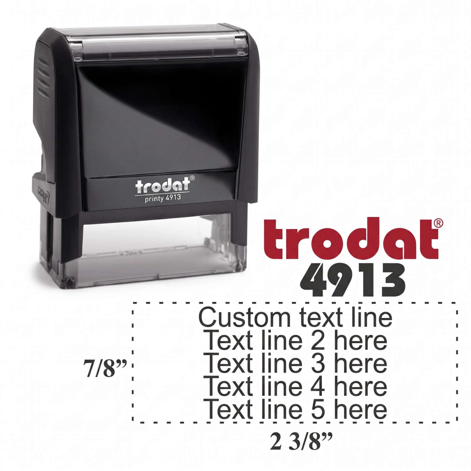 Square Rubber Stamp